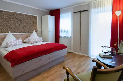 Ein Bett oder Betten in einem Zimmer der Unterkunft Gästehaus Nigglhof