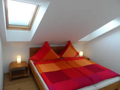 Ein Bett oder Betten in einem Zimmer der Unterkunft Ferien im Feuerwehrhaus