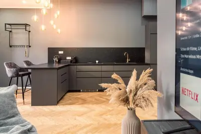 Grundriss der Unterkunft NEW LUXUS Suite I TWO Kingbeds I Center