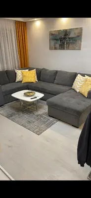 Ein Sitzbereich in der Unterkunft Best Apartment Augsburg