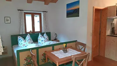 Küche/Küchenzeile in der Unterkunft Bauernhof Auerhof Ferienwohnung