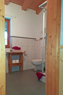 Ein Badezimmer in der Unterkunft Bauernhof Auerhof Ferienwohnung
