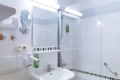 Ein Badezimmer in der Unterkunft Burghotel Aschau