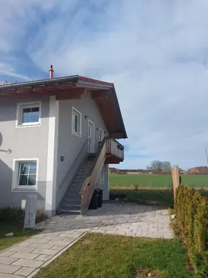 Das Gebäude in dem sich die Ferienwohnung befindet