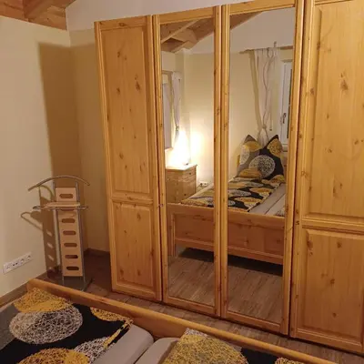 Ein Bett oder Betten in einem Zimmer der Unterkunft Bei Hillers