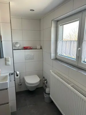 Ein Badezimmer in der Unterkunft Ferienwohnung Uschi 1