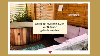 Grundriss der Unterkunft Berghupferl-Alm mit Wellnessoase im Garten