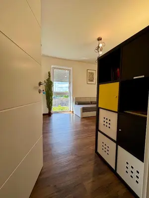Grundriss der Unterkunft Moderne Wohnung 100 m2 mit Büro und Terrasse