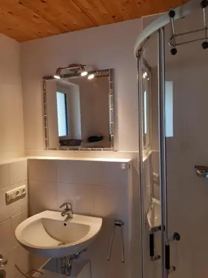Ein Badezimmer in der Unterkunft Haus Sunnawind