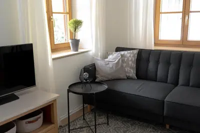 TV/Unterhaltungsangebot in der Unterkunft Ferienwohnung am Siglhof