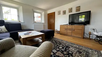 TV/Unterhaltungsangebot in der Unterkunft Lisa's Ferienwohnung