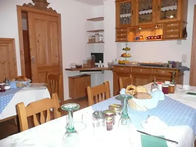 Küche/Küchenzeile in der Unterkunft Landhaus Caesar - Hotel Garni