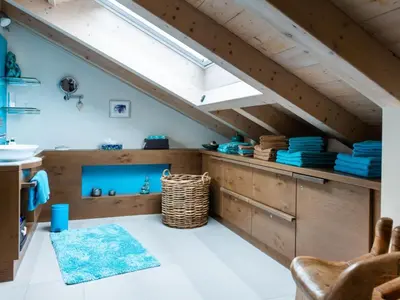 Ein Sitzbereich in der Unterkunft Apartment in Garmisch-Partenkirchen
