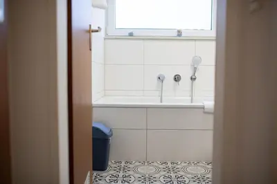Ein Badezimmer in der Unterkunft Alpenhimmel