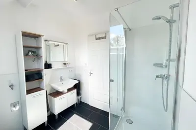 Ein Badezimmer in der Unterkunft Schloss Winkl