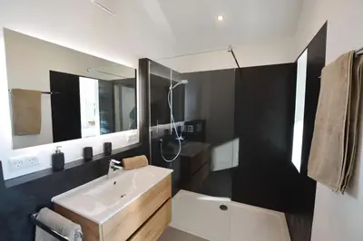 Ein Badezimmer in der Unterkunft Meisterhof - LichtBlick