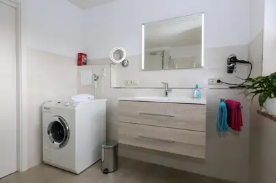 Ein Badezimmer in der Unterkunft Hirblinger-MountainView