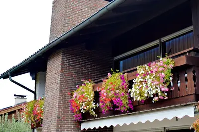 Das Gebäude in dem sich die Ferienwohnung befindet