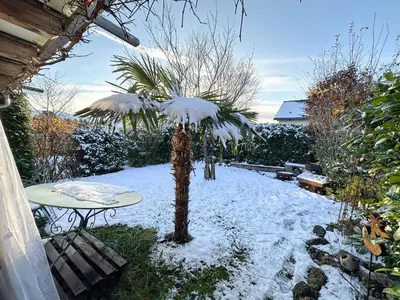 Schneckenhaus im Winter
