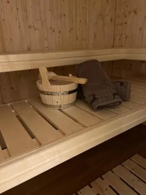 Grundriss der Unterkunft Ferienhaus Baron mit eigener Sauna