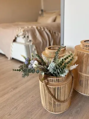 Ein Bett oder Betten in einem Zimmer der Unterkunft Stylish studio apartment with beautiful terrace near Audi