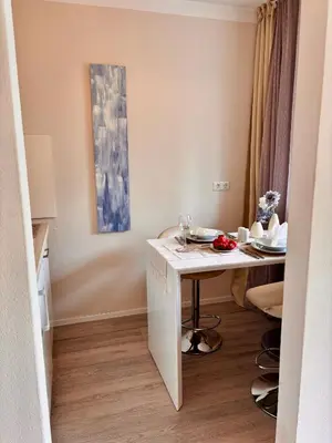 Grundriss der Unterkunft Stylish studio apartment with beautiful terrace near Audi