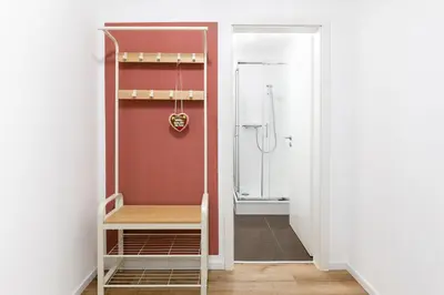 Ein Badezimmer in der Unterkunft Wohnung im Herzen Münchens