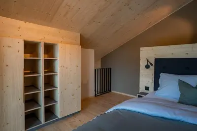Ein Bett oder Betten in einem Zimmer der Unterkunft Ammerglück Apartments
