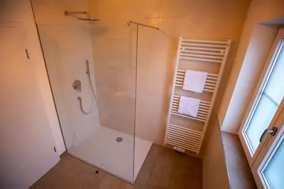 Ein Badezimmer in der Unterkunft Ferienwohnungen Irmingard