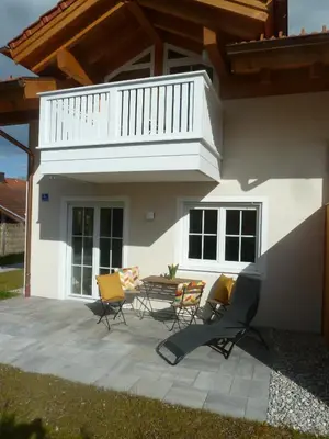 Das Gebäude in dem sich die Ferienwohnung befindet