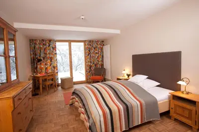 Ein Bett oder Betten in einem Zimmer der Unterkunft Tannerhof - Mein Versteck in den Bergen