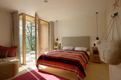 Ein Bett oder Betten in einem Zimmer der Unterkunft Tannerhof - Mein Versteck in den Bergen