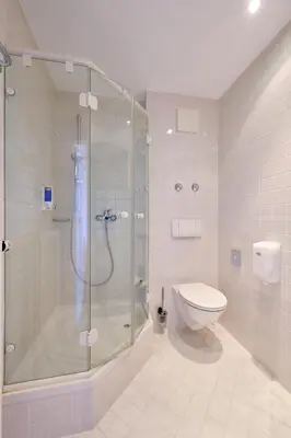 Ein Badezimmer in der Unterkunft Tafernwirtschaft Hotel Schönbrunn