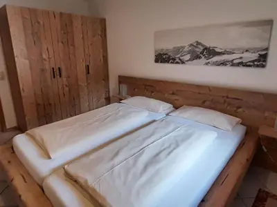 Ein Bett oder Betten in einem Zimmer der Unterkunft Apartment in Bayrischzell near Ski Lift