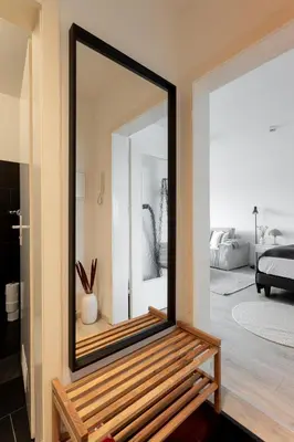 Ein Bett oder Betten in einem Zimmer der Unterkunft Global Living - Design Apartments I Terrace I Kitchen I Smart-TV I Parking space I München
