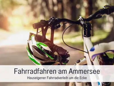 Radfahren an der Unterkunft SEEZEIT Ferienwohnungen & Seminarhaus am Ammersee oder in der Nähe