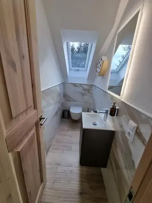 Ein Badezimmer in der Unterkunft Ferienwohnung Bauer