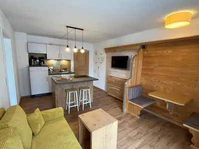 Küche/Küchenzeile in der Unterkunft Alpenhof Wallgau