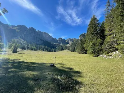 Naturlandschaft in der Nähe des Ferienhauses