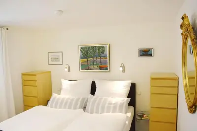 Ein Bett oder Betten in einem Zimmer der Unterkunft Haus Sandra