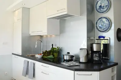 Küche/Küchenzeile in der Unterkunft Haus Sandra