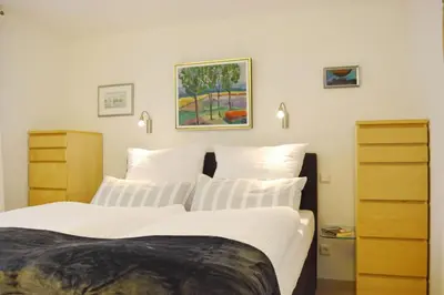 Ein Bett oder Betten in einem Zimmer der Unterkunft Haus Sandra