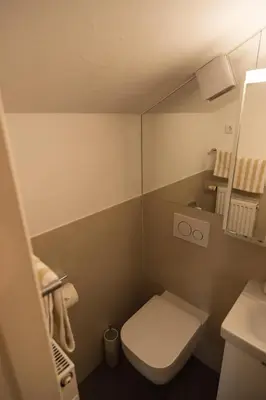 Ein Badezimmer in der Unterkunft Schererhof