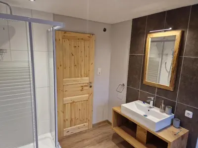 Ein Badezimmer in der Unterkunft Sonnseitn FW