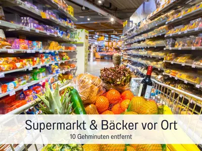 Ein Supermarkt oder andere Läden in der Ferienwohnung oder in der Nähe