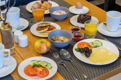 Essen im Hotel oder in der Nähe