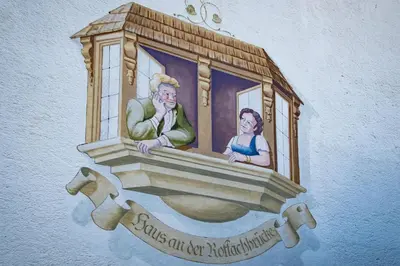 Grundriss der Unterkunft Ferienwohnung Uschi an der Rottachbrücke