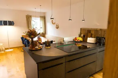 Küche/Küchenzeile in der Unterkunft LELA Apartments Chiemsee