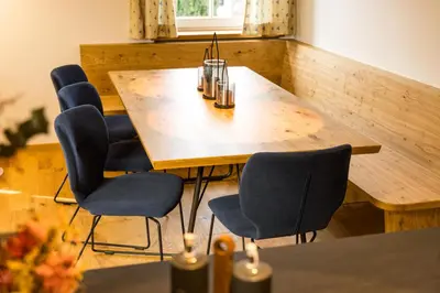 Ein Sitzbereich in der Unterkunft LELA Apartments Chiemsee