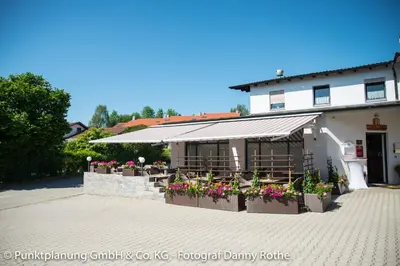 Das Gebäude in dem sich das Hotel befindet